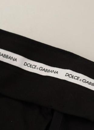 Чорні штани/ брюки з лампасами dolce&gabbana нова колекція6 фото