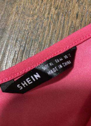 Кофточка блузка shein розовая2 фото
