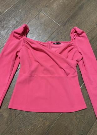 Кофточка блузка shein розовая1 фото
