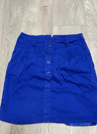 Синя юбка веро мода3 фото