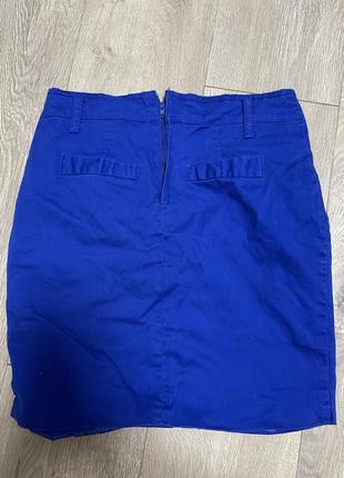 Синя юбка веро мода4 фото