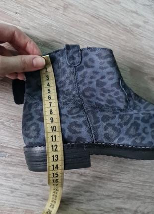 Ботинки кожаные леопардовые swaggiese8 фото