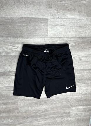 Nike шорты оригинал s футбольные черные dri fit