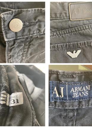 Armani jeans 31 рр. темні сірі широкі прямі джинси3 фото