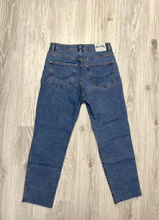 Укороченные синие скинни skinny джинсы2 фото