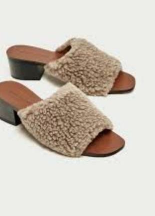 Сабо шлепанцы zara