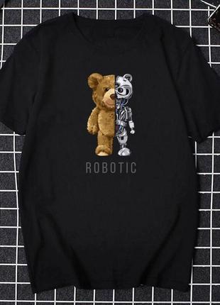 Невероятно красивого качества мужская футболка с трендовым принтом