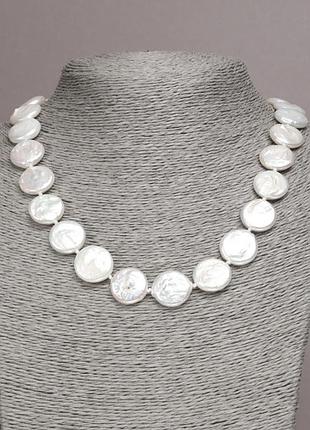 Буси з натурального оксамитового перла d-16x5(+)м l-45sм+-