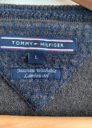 Tommy hilfiger шерстяной пуловер.4 фото