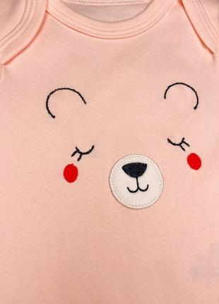 Бодик детский на девочку розовый