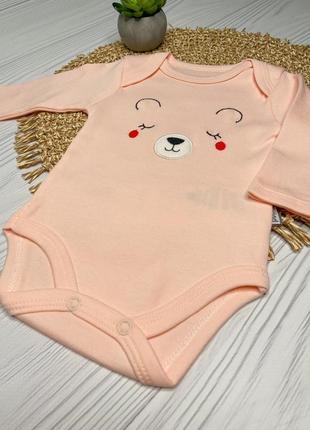 Бодик детский на девочку розовый