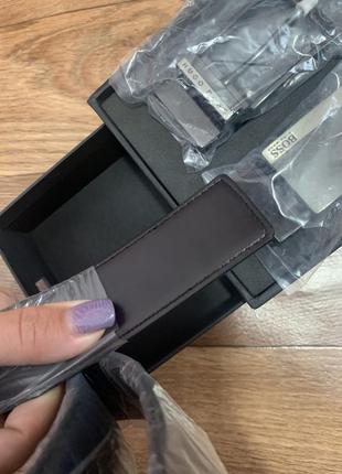 Кожаный ремень hugo