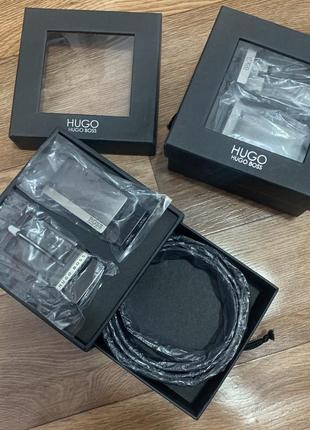 Кожаный ремень hugo