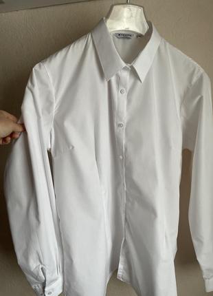 Рубашка белая женская ,новая l4 фото