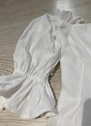 Плаття біле 100% бавовна5 фото