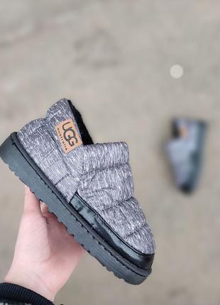 Черные автоледи дутики угги слипоны мокасины 22.5 см 23 см 35р 36 р