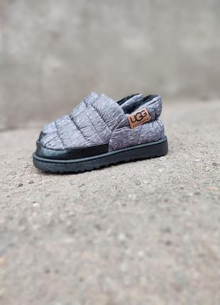 Черные автоледи дутики угги слипоны мокасины 22.5 см 23 см 35р 36 р