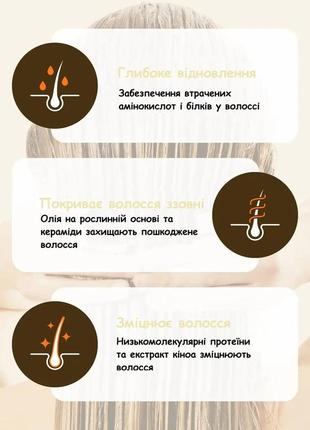 Косметический набор безсульфатный для ухода за волосами esthetic house cp-1шампунь кондиционер маска4 фото