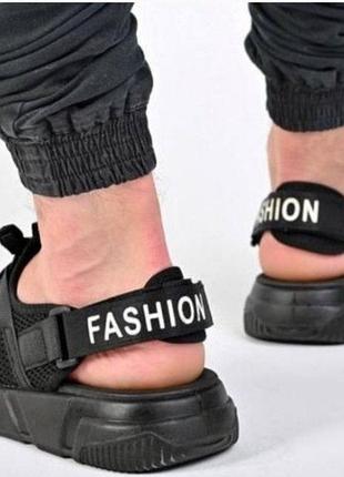 Сандалии  39-44р черные маломерят 2
