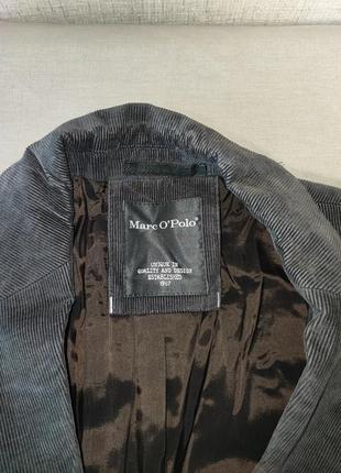 Стильний чоловічий вельветовий піджак marc o'polo жакет блейзер8 фото