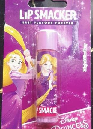 Бальзам для губ lip smacker disney princess rapunzel lip balm magical glow berry1 фото