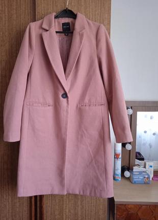 Пальто рожеве new look3 фото