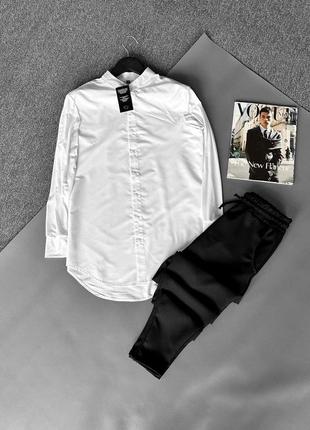 Классический мужской костюм комплект рубашка и штаны