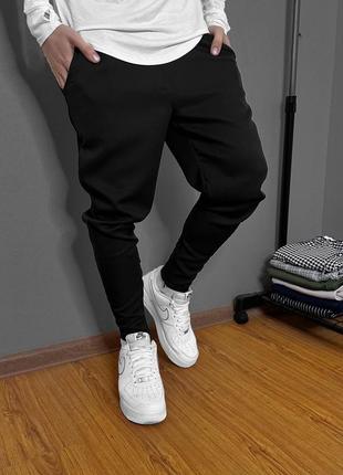 Мужские классические брюки штаны чёрного цвета