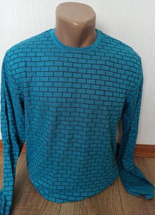 Чоловічий тонкий светр батнік кофта водолазка батник джемпер  реглан лонгслів