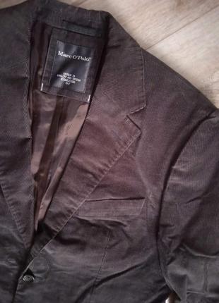 Стильный мужской вельветовый пиджак marc o'polo жакет блейзер2 фото