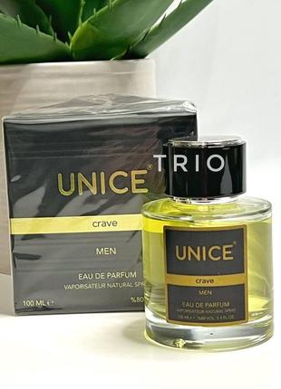 Мужская парфюмированная вода unice crave, 100 мл