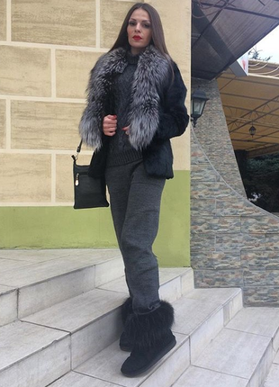 Коротка Шуба на пояск