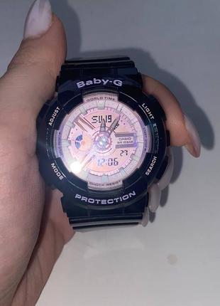 Годинник casio baby g рожевий3 фото