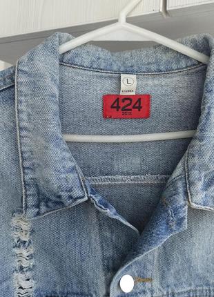 Джинсовка джинсовая куртка 4242 фото