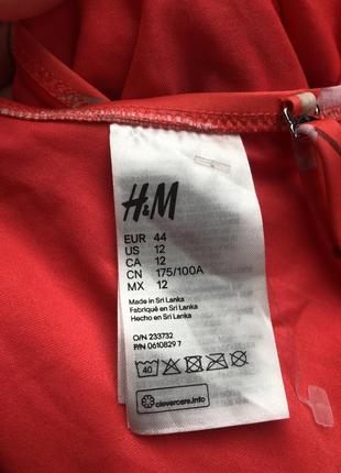 Коралловый купальник цветочный принт h&m2 фото