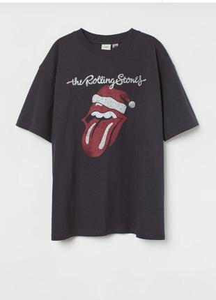 Футболка h&m rolling stone