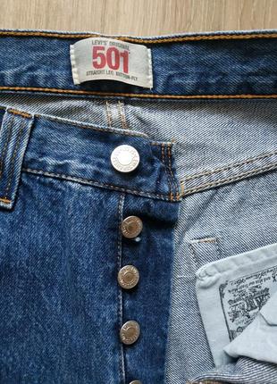 Джинсы levi's 501 belgium размер 32/30, состояние идеальное.6 фото