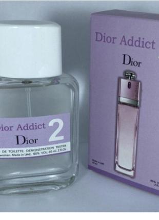 Міні-тестер duty free 60 ml dior addict 2, діор аддікт 21 фото