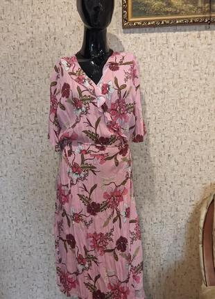 Платье на запах 48 размер