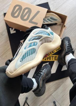 Кроссовки женские/мужские премиум качества adidas yeezy 700 v3 kyanite3 фото