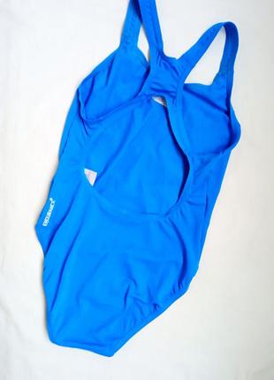 Цельный голубой купальник для бассейна speedo/ цельный купальник голубой5 фото