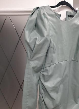 Платье эко кожа zara 3