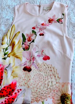 Нежная розовая блуза ted baker цветочный принт7 фото