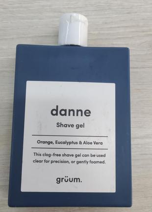 Гель для бритья danne  shave gel, оригинал!