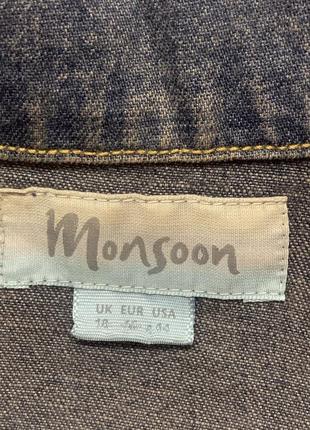 Джинсовая куртка monsoon размер 16/ 2xl7 фото