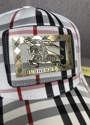 Кепка бейсболка сітка burberry унісекс6 фото