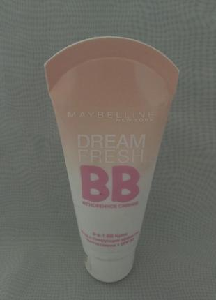 Крем-догляд з тонуючим ефектом maybelline dream fresh bb чисте сяйво