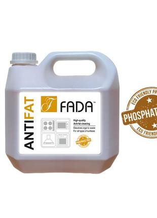 Засіб очищуючій для видалення пригорілого жиру. фада антижир (fada antifat). 3 л.