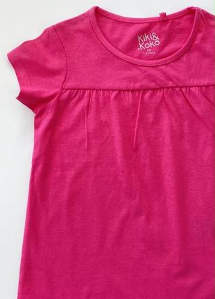 Футболка рожева для дівчинки,футболка для дівчинки 104,110,116,1224 фото