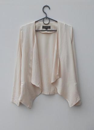 Пудровый весенний летний кардиган из вискозы с длинным рукавом 🌿